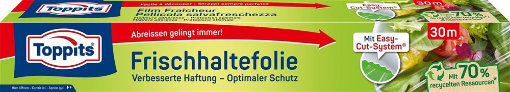 TOPPITS Film Alimentaire 32.5cm x 30m | Fraîcheur