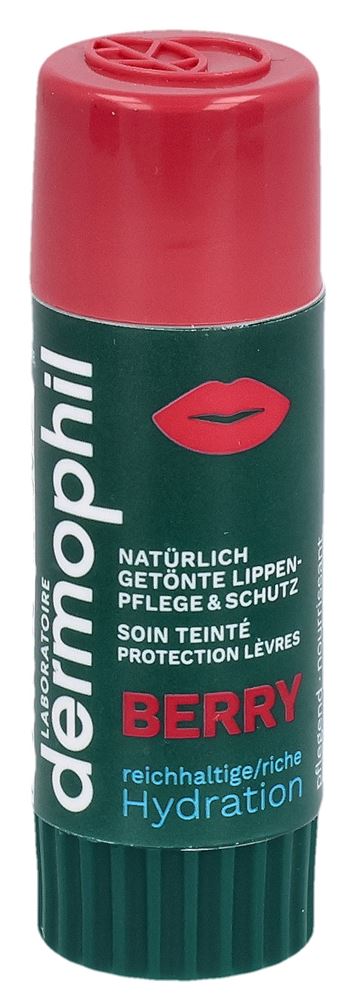 DERMOPHIL Lipstick Tinted Berry Stick 4g | Couleur Naturelle