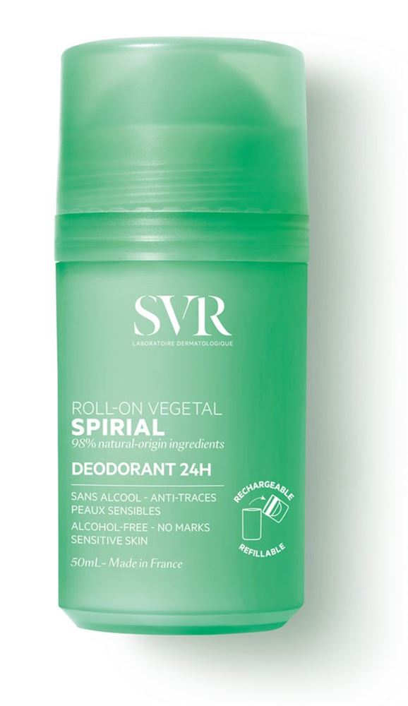 SVR SPIRIAL Roll On Végétal 50ml | Anti-transpirant