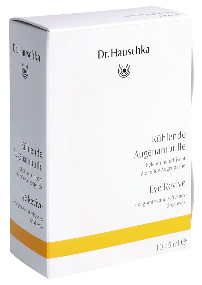 DR. HAUSCHKA Ampoules Yeux 10x5ml | Fraîcheur Instantanée