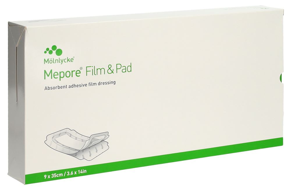 MEPORE Film &amp; Pad Pansement 9x35cm | 25 pièces
