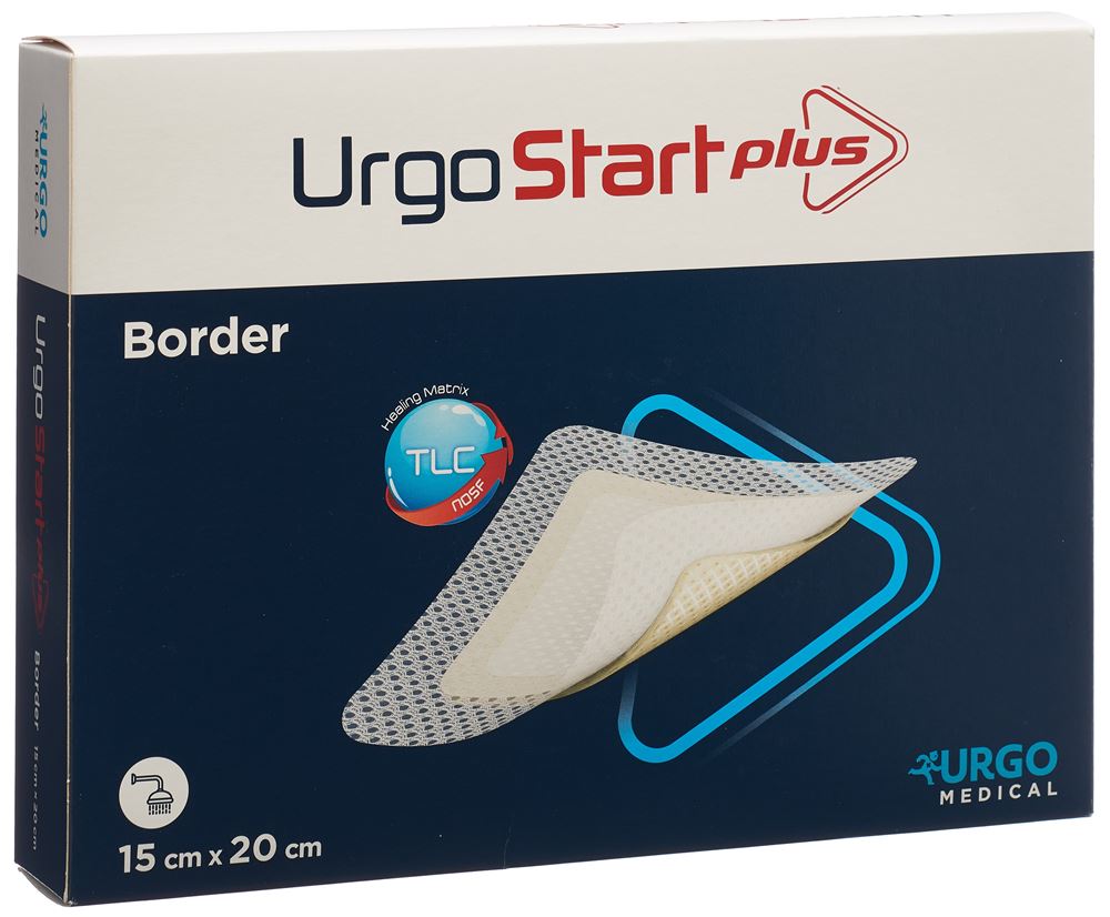 URGOSTART Plus Border Pansements 15x20cm | 10 pièces