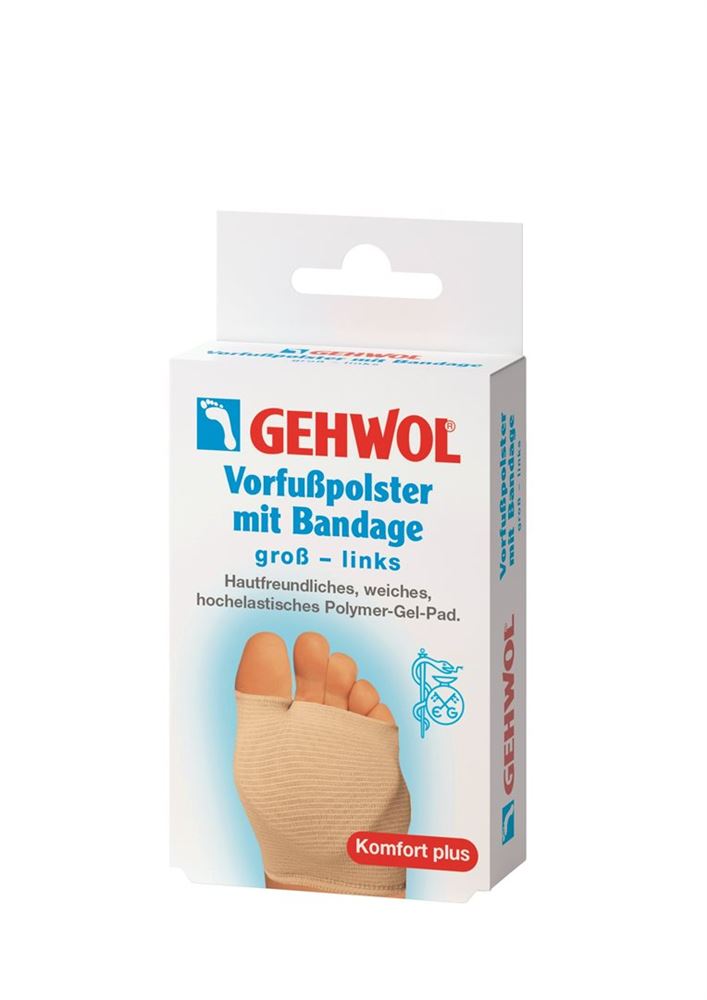 GEHWOL Vorfusspolster Bandage L Gauche | Protection