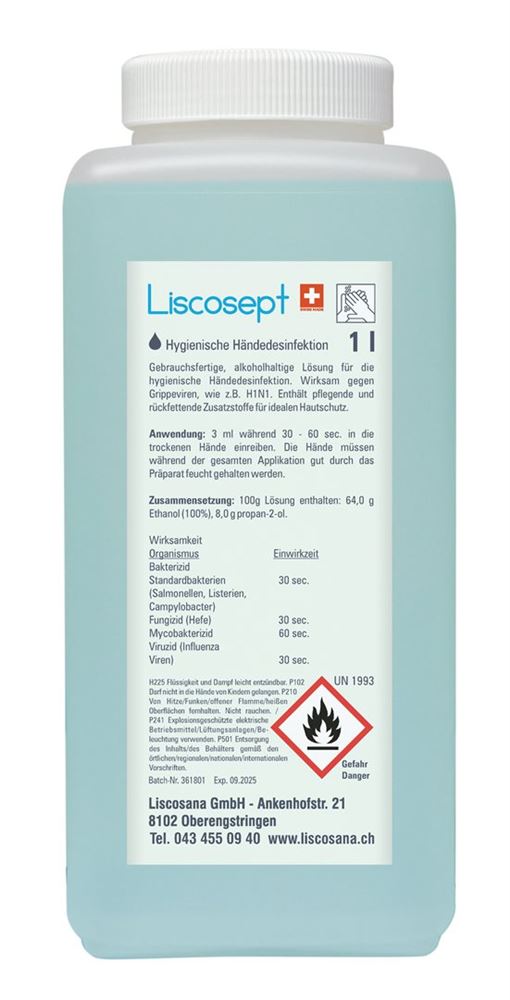 LISCOSEPT Désinfectant 1000ml | Mains