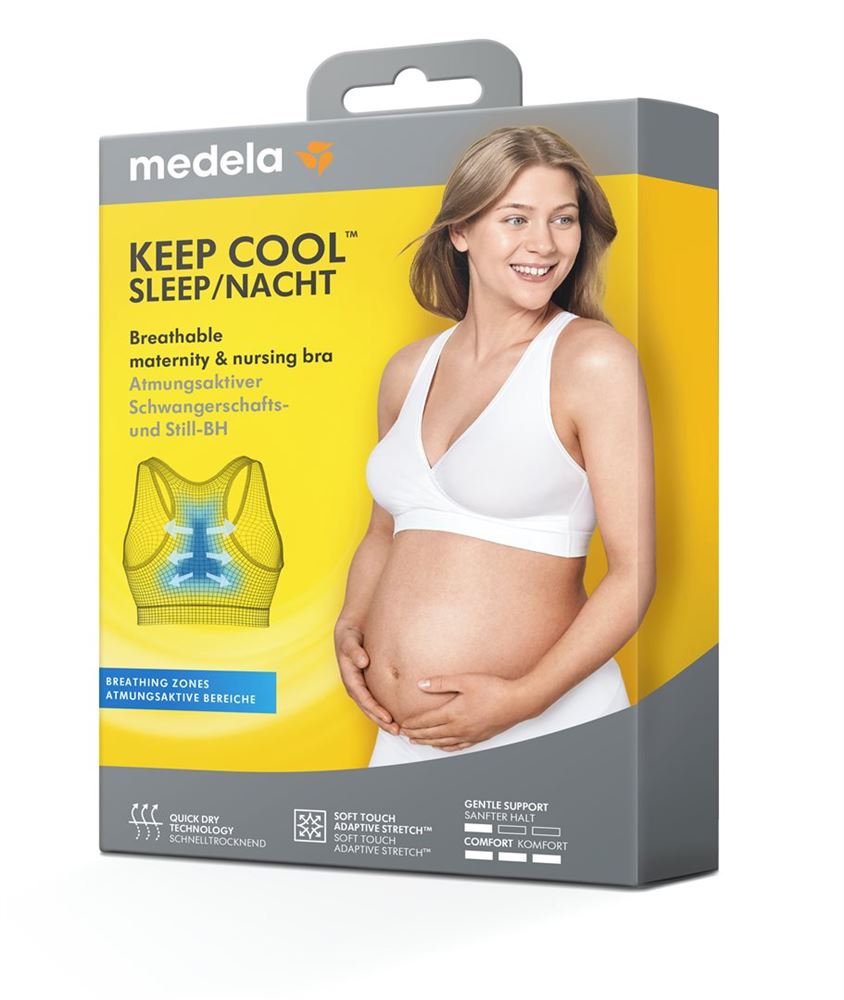 MEDELA Keep Cool Soutien-gorge Nuit L Blanc | Confort