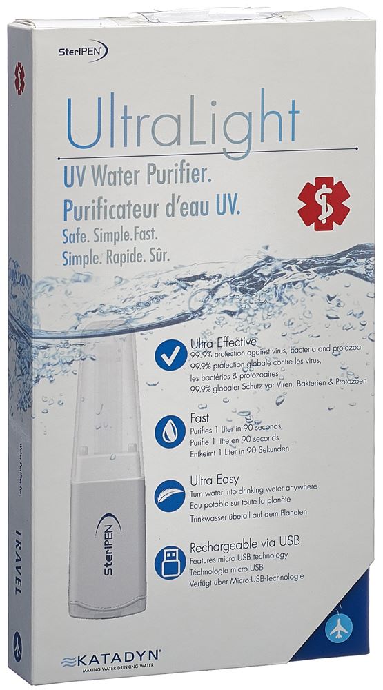 STERIPEN Ultra Light Désinfecteur Eau UV | Voyage