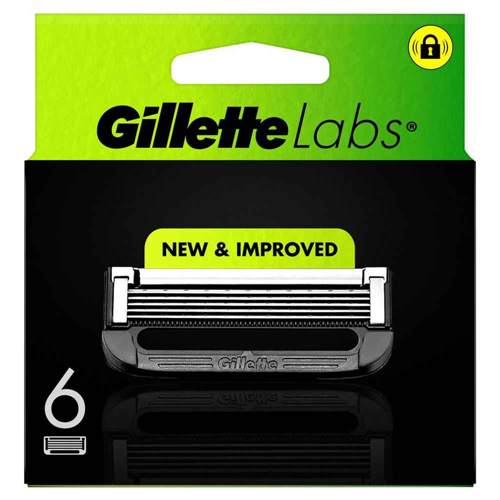 GILLETTE LABS Lames Rasoir 6 pièces | Innovation