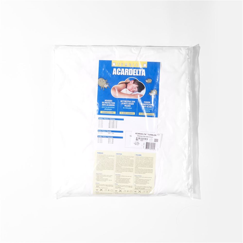 ACARDELTA Tumbler Matratze 90x190x14cm | Anti-acariens