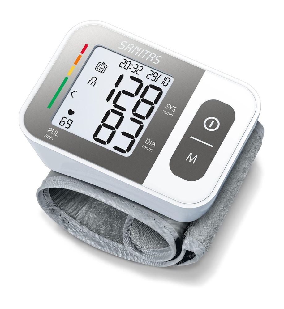 SANITAS Tensiomètre Poignet SBC 15 | Mesure