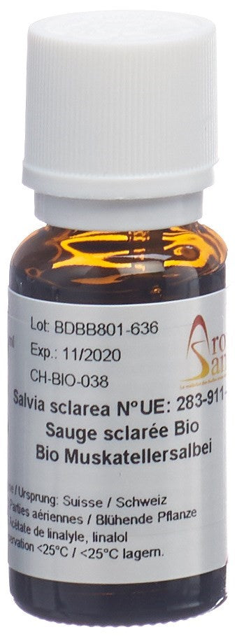 AROMASAN Huile Musca Salvia Bio 15ml | Équilibrante