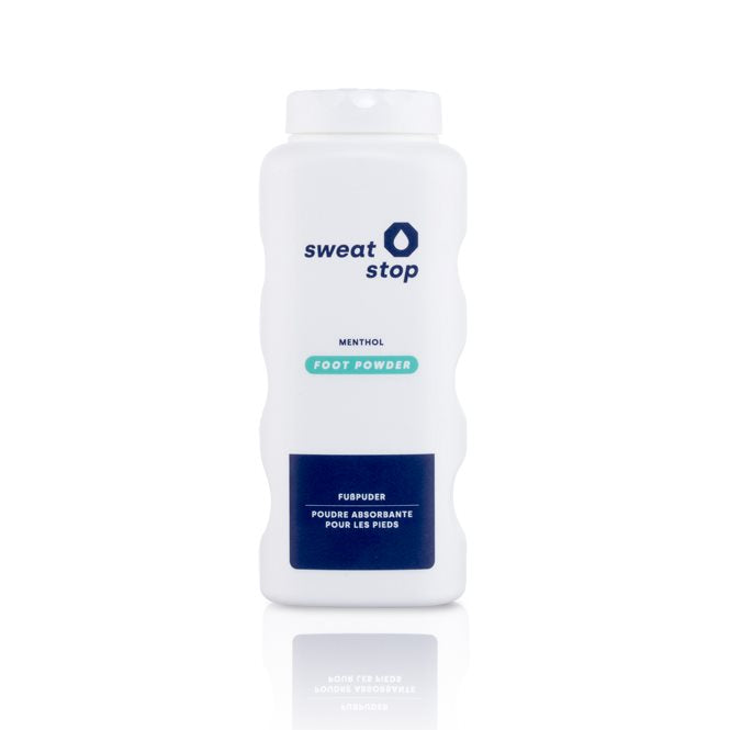 SWEATSTOP Menthol Fusspuder 100g | Pieds Secs