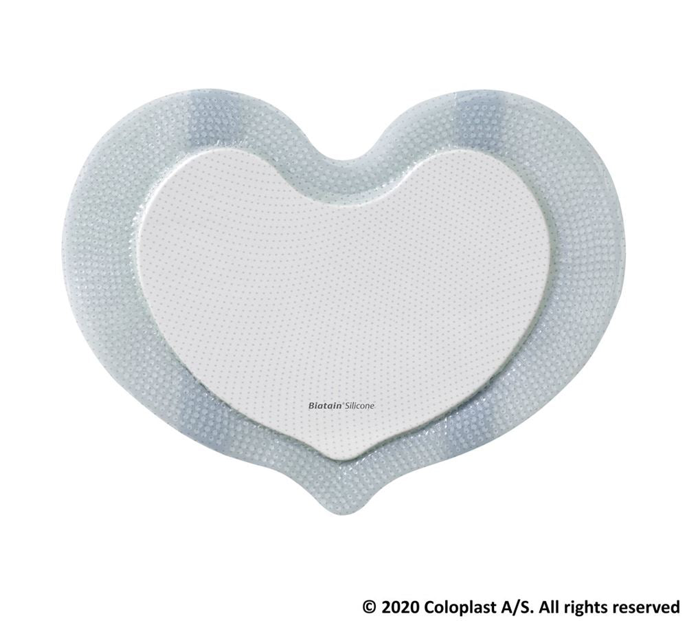 BIATAIN Silicone Sacral Pansement 15x19cm | 5 pièces