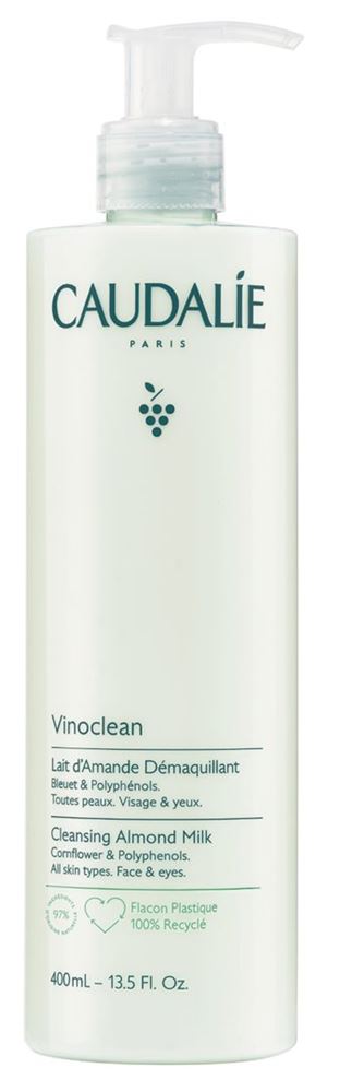 CAUDALIE Vinoclean Lait Démaquillant 400ml | Confort &amp; Hydratation