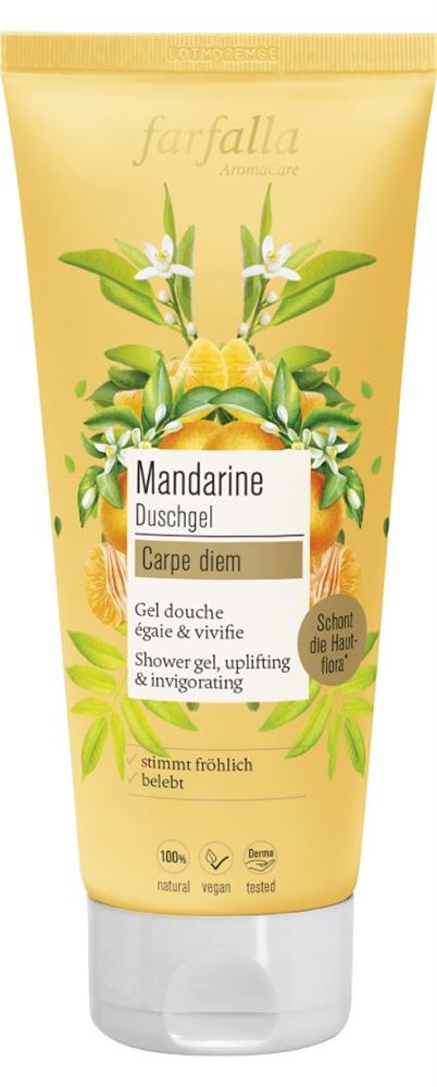 FARFALLA Gel Douche Mandarin Carpe Diem 200ml | Énergisant