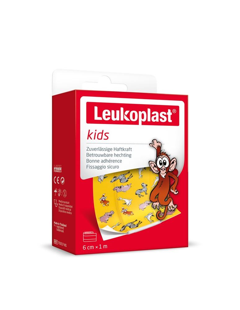LEUKOPLAST kids Pansement Rouleau | 6cmx1m