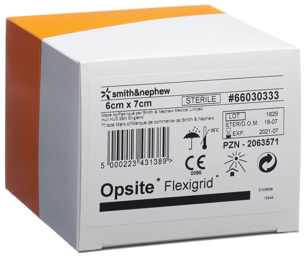 OPSITE FLEXIGRID Pansement 6x7cm | 30 pièces