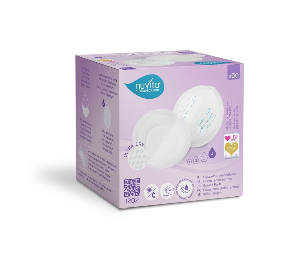 NUVITA Coussinet allaitement coton 60 pièces | Confort