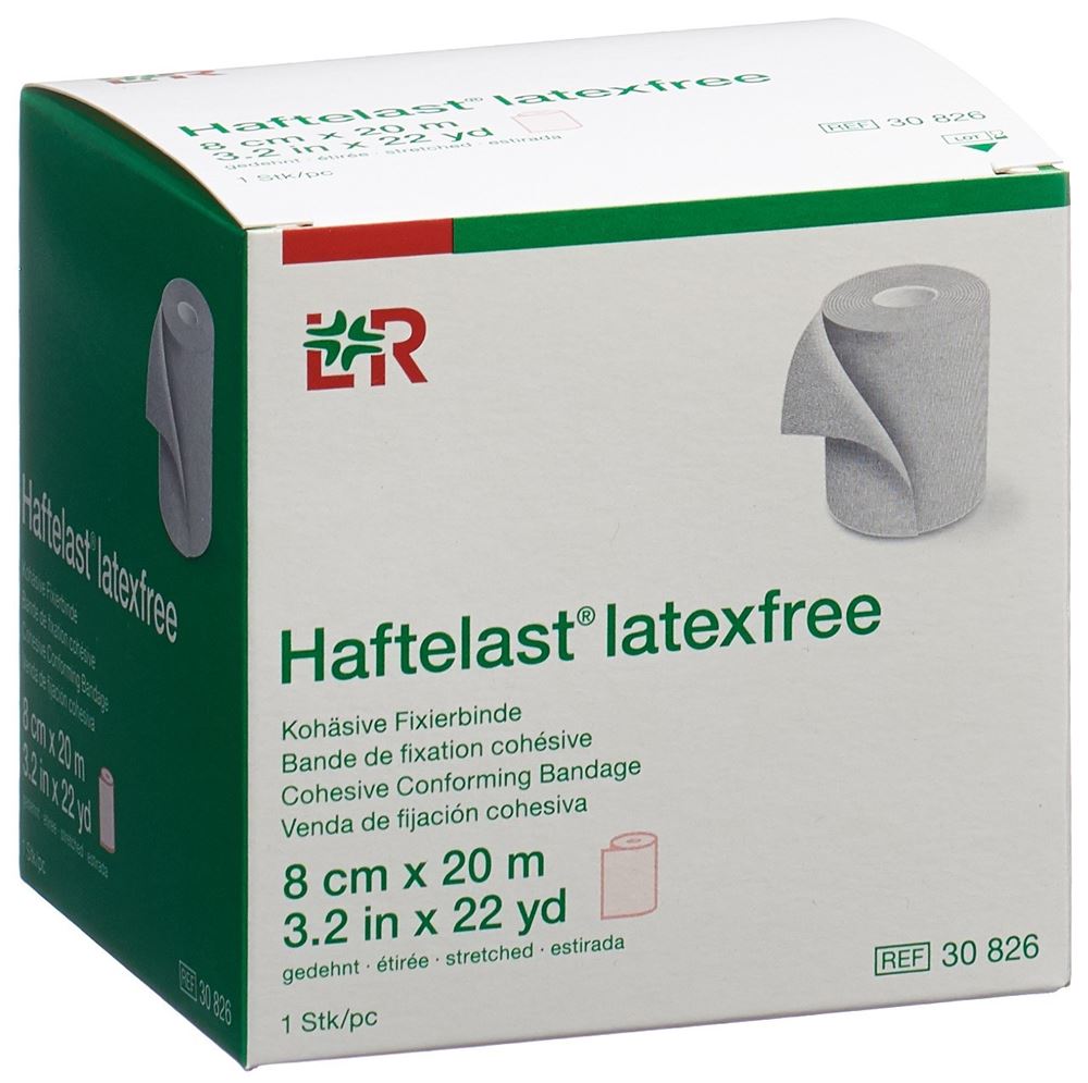 HAFTELAST Bandage Cohesif 8x20cm Crème | Fixation