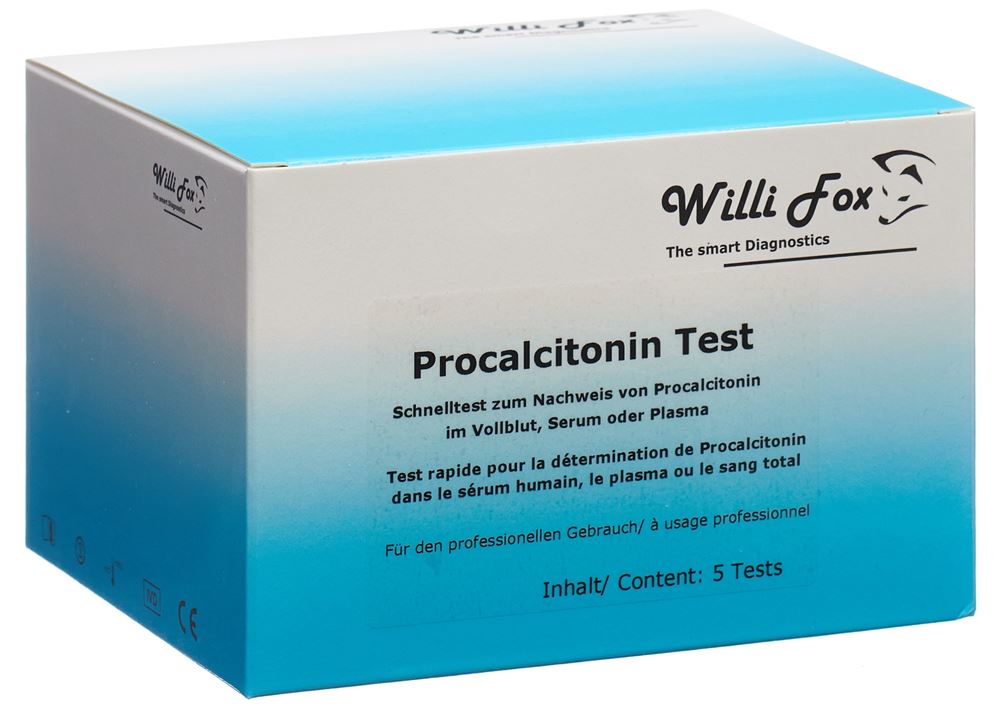 WILLI FOX Test Procalcitonine 5 pièces | Diagnostic