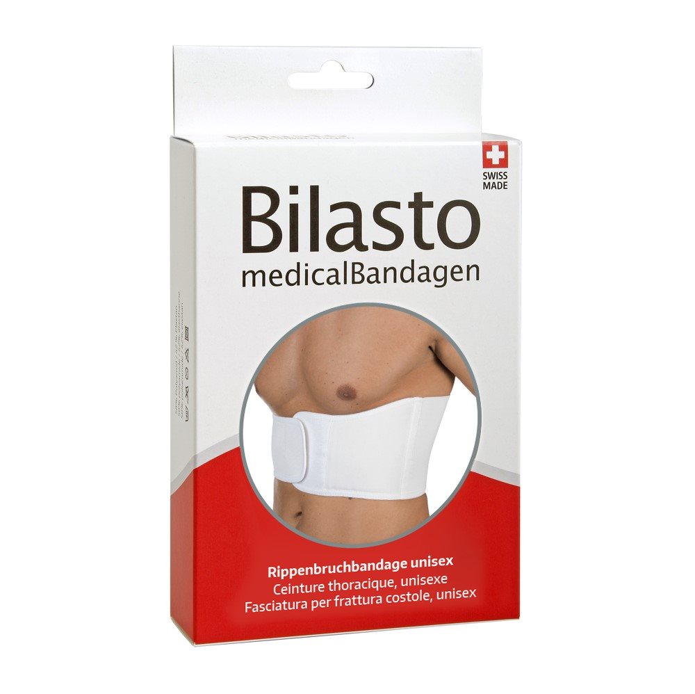 BILASTO Rippenbruchbandage Blanc | S