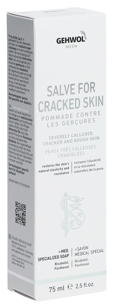 GEHWOL MED Schrunden Salbe Crème 75ml | Pieds secs