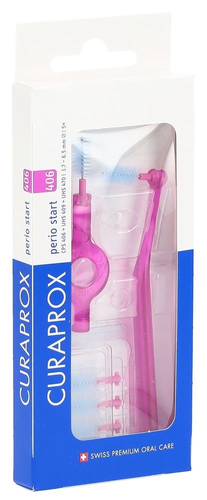 CURAPROX CPS 406 Starter 5x Fushia | Soin Gencives