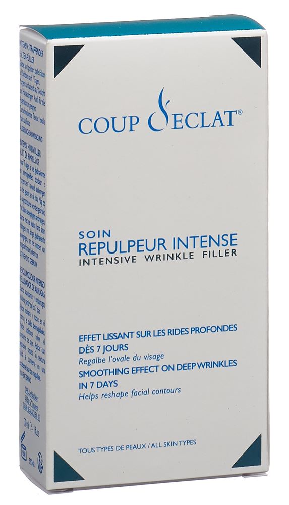 COUP D ECLAT Soin Combleur Rides Intense 30ml | Repulpant