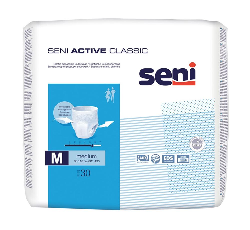 SENI Active Classic Pants M 30 pièces | Confort