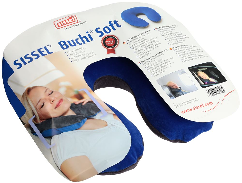 SISSEL Buchi Soft Anthracite/Bleu | Coussin