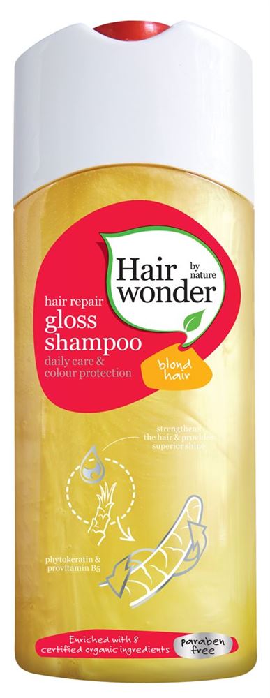 HENNA PLUS Gloss Shampoo Blond Soin 200ml | Cheveux Éclatants