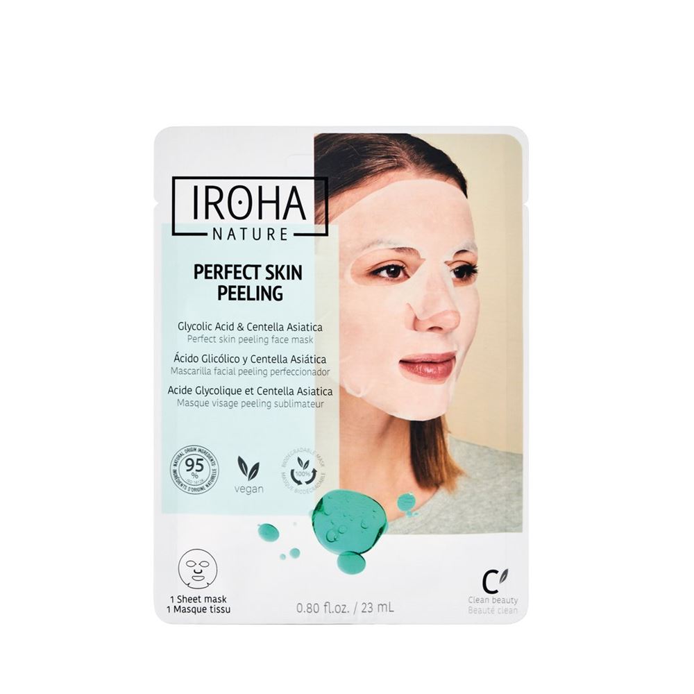 IROHA Tissue Face Mask Glycolic 20ml | Éclat
