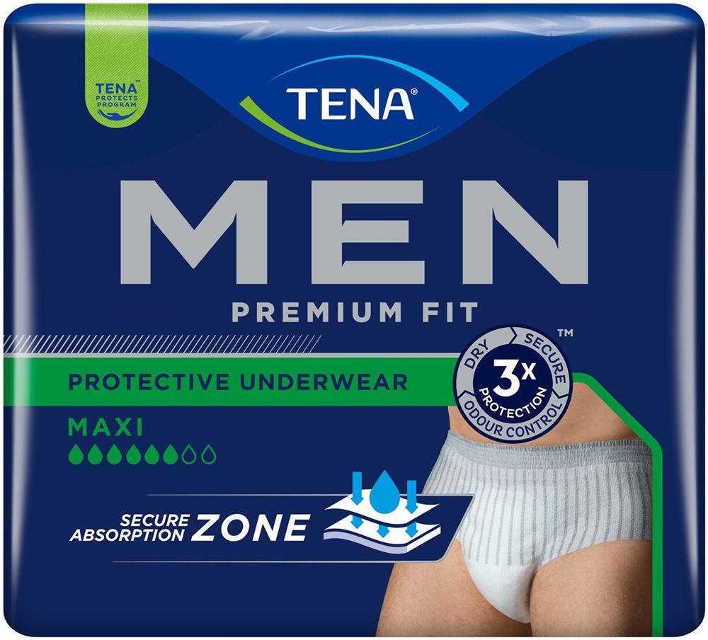 TENA Men Premium Fit Underwear S/M | Confort Premium