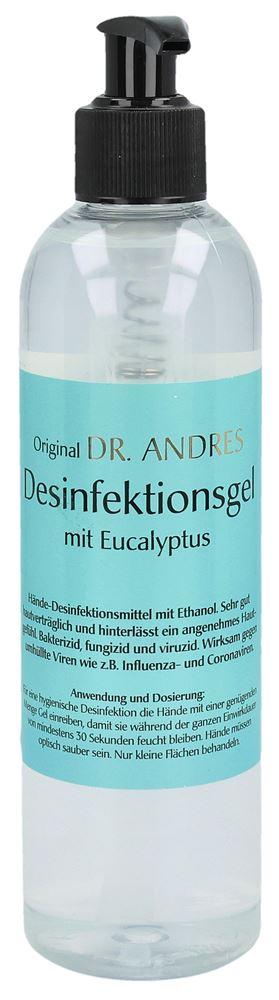 ANDRES Gel Désinfectant Eucalyptus Dispenser | 250 ml