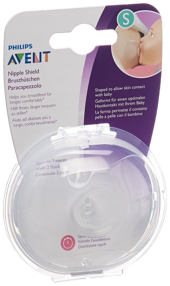 PHILIPS AVENT Protège-mamelon Petit | Avec Steribox
