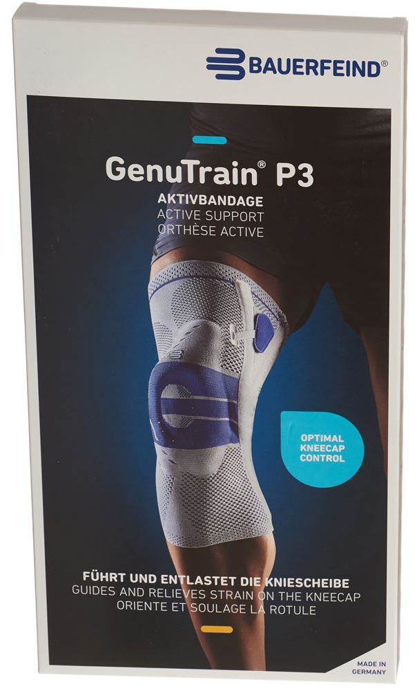 BAUERFEIND GenuTrain P3 Aktivband Gr1 Gauche | Soutien Genou