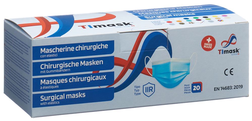 TIMASK Masque médical IIR Printemps 20 pièces | Fraîcheur