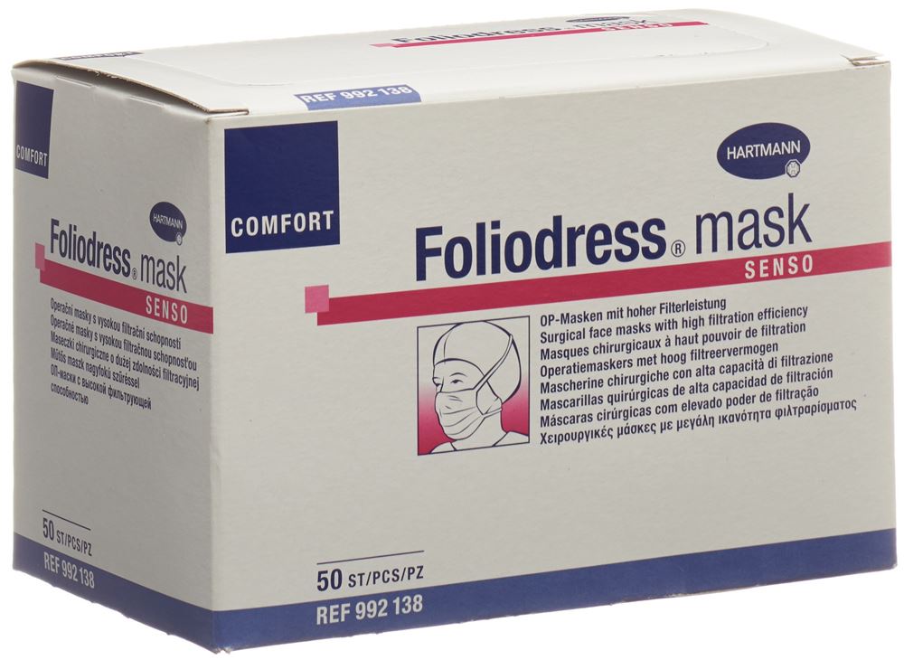 FOLIODRESS Masque Senso Vert 50 pièces | Confort