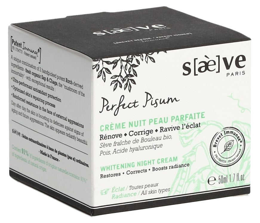 SAEVE Perfect Pisum Crème Nuit | Peau Parfaite 50ml