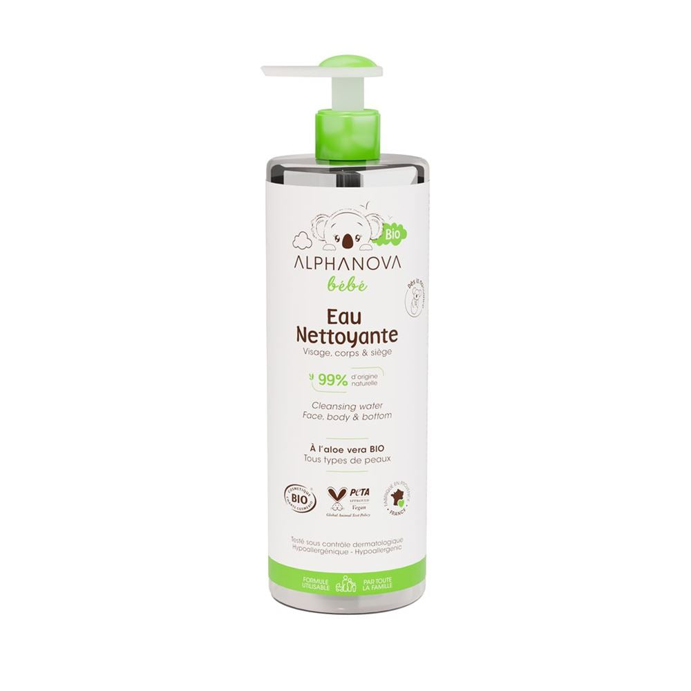 ALPHANOVA BB Eau Nettoyante Bio 400ml | Douceur &amp; Pureté