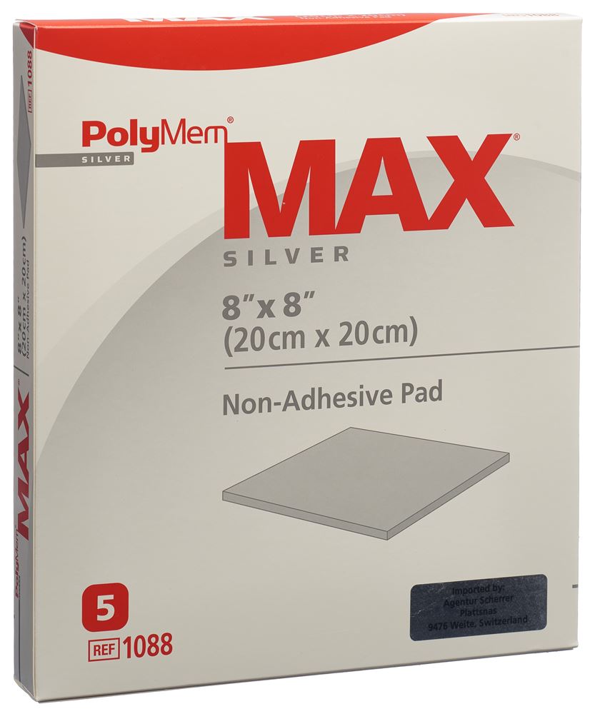 POLYMEM MAX Silver 20x20cm | 5 pièces