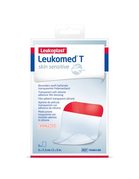 LEUKOMED T skin sensitive Pansement 5x7.5cm | 5 pièces