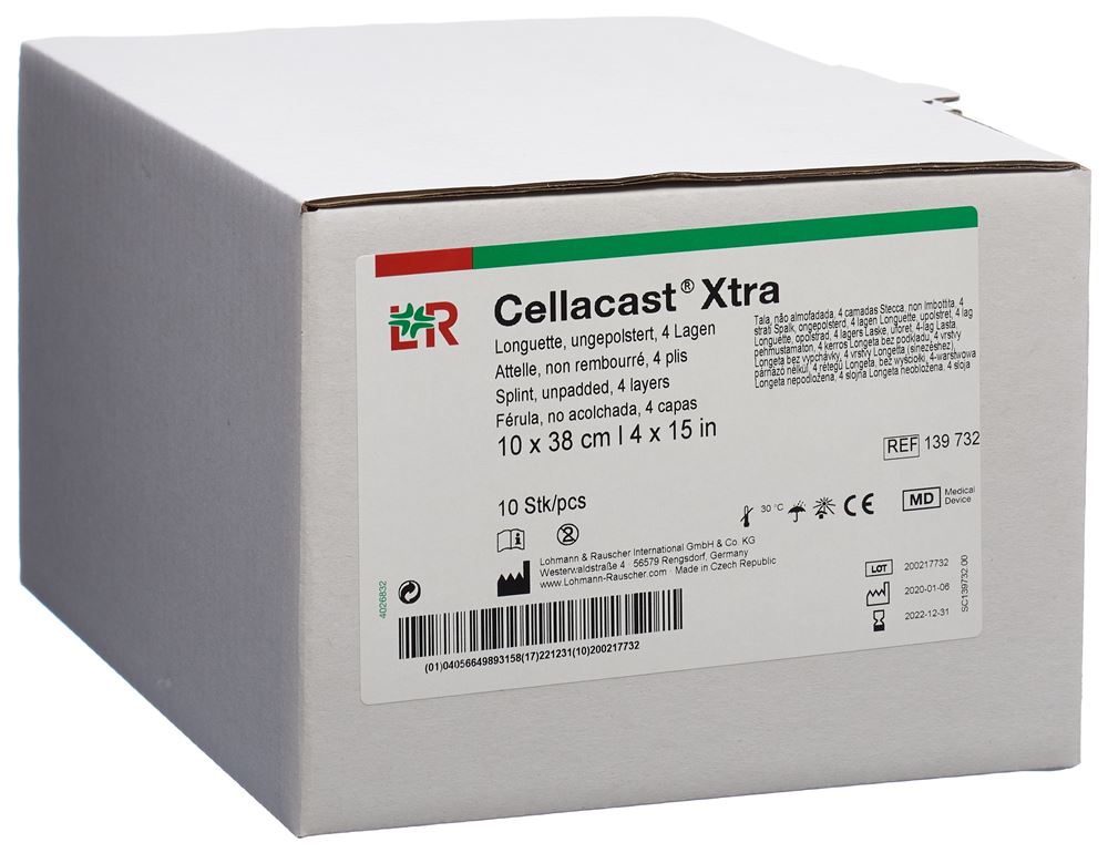 CELLACAST Xtra Long 10x38cm Préparé 10 pièces | Maintien