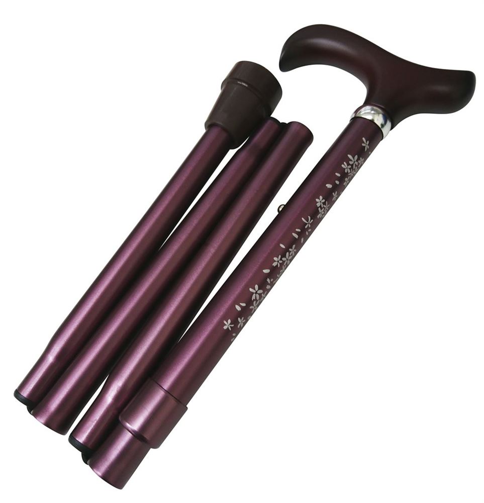 SUPAIR Bâton Alu Sakura 85-95cm Lila | Pliant Léger