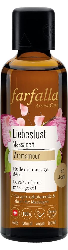 FARFALLA Aromamour Huile Massage 75ml | Désir