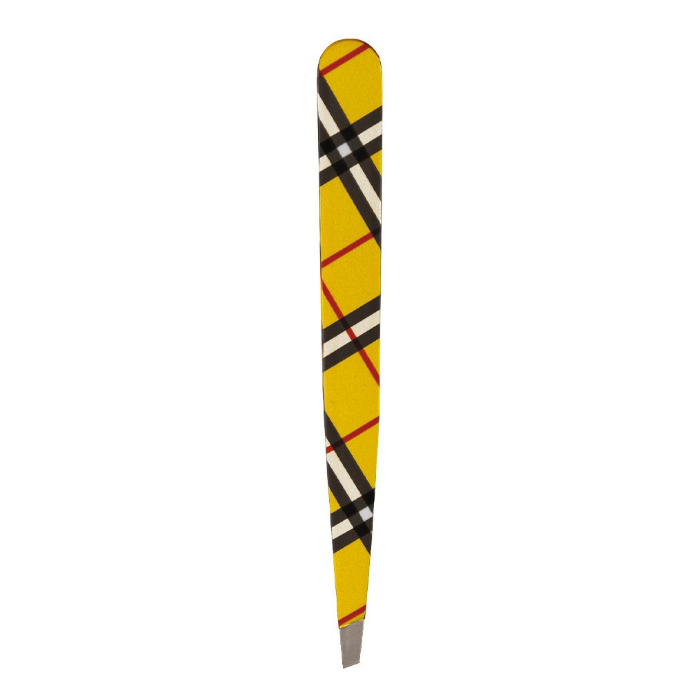 HAUSMANN Pinzette oblique Carreaux jaune | Précision