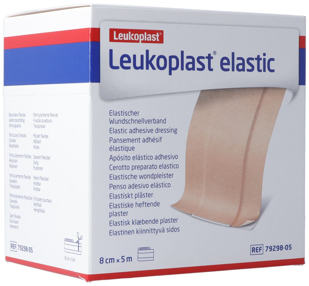 LEUKOPLAST Elastic Rouleau 8cmx5m