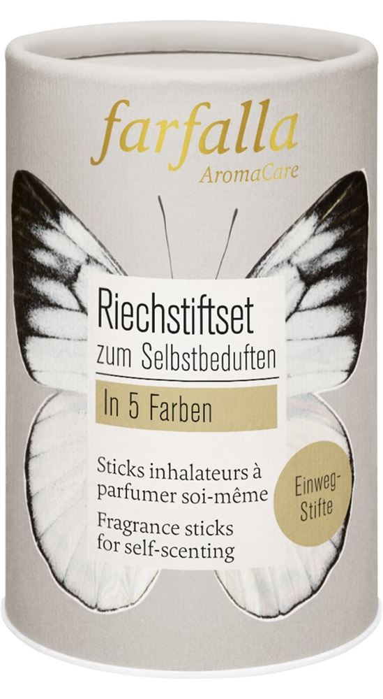 FARFALLA Set Sticks Inhalateurs 5 Couleurs | Aromathérapie