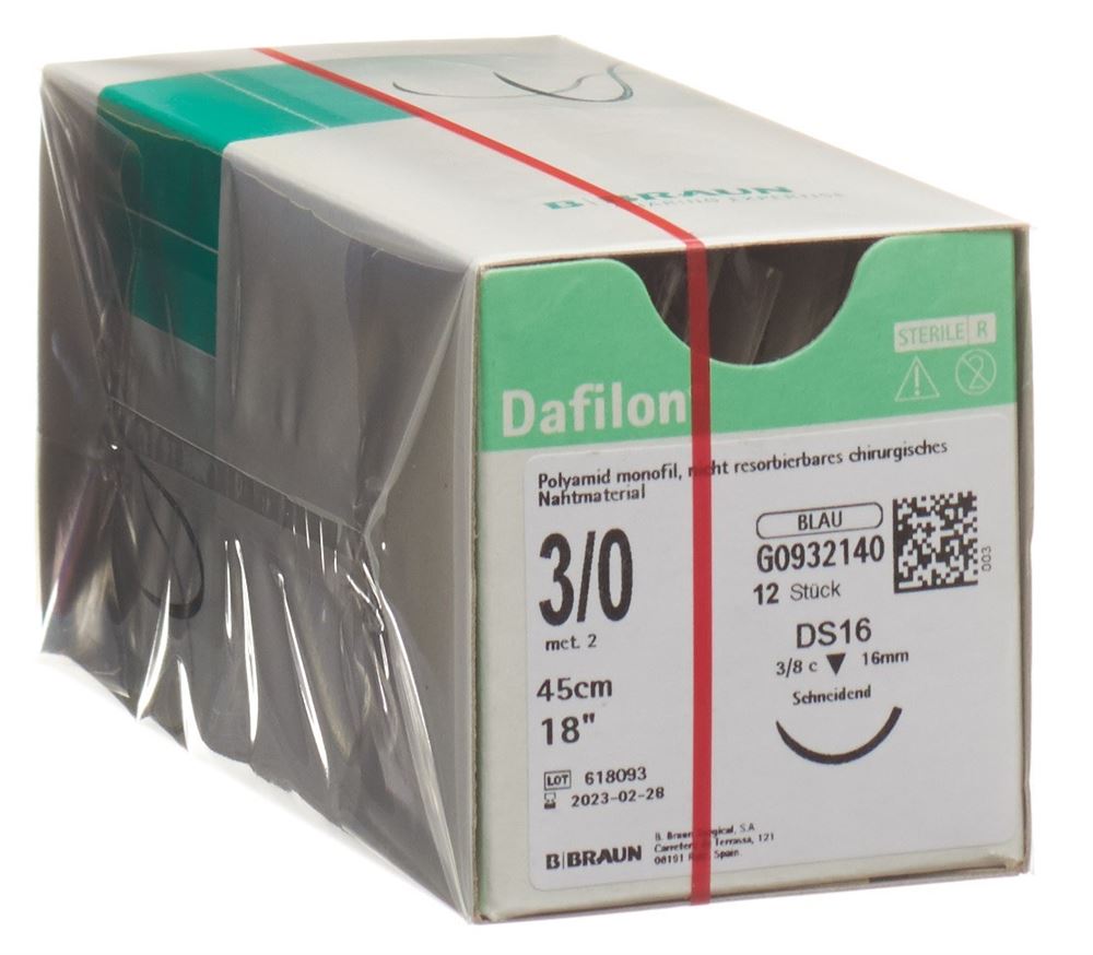DAFILON Bleu 45cm DS 16 3-0 | 12 pièces
