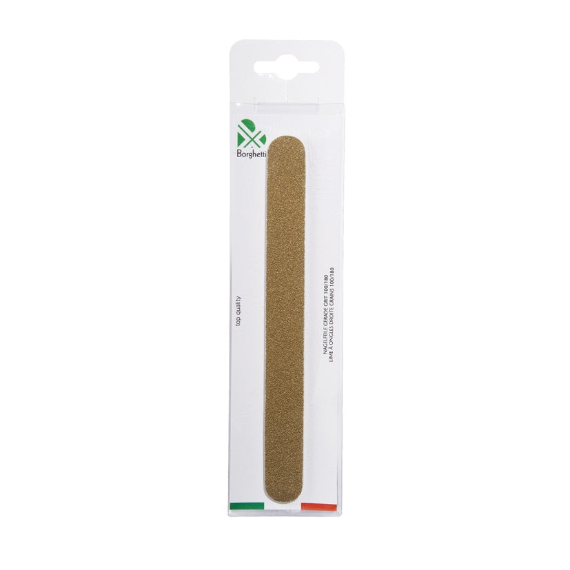 BORGHETTI Lime Ongles Droite Grit 100/180 | Polissage