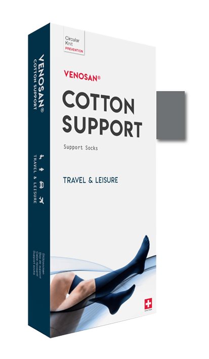 VENOSAN COTTON SUPPORT Chaussettes S anthra 1 paire | Compression